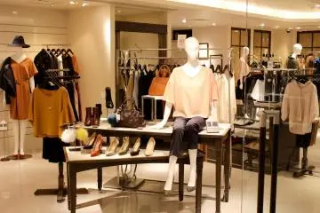 Women's clothing store on the 1st basement level.