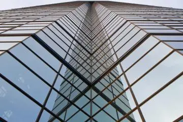 The tower's fantastic lines