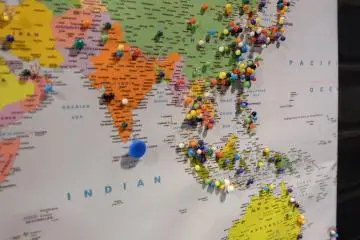 Where all their guests came from