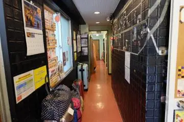 Hallway to guest room