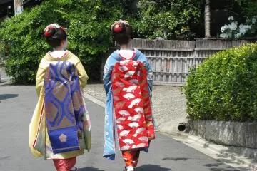 Pemandangan tipikal di Kyoto!