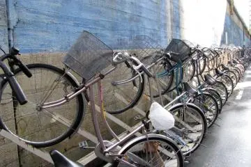 Cara cerdas untuk parkir sepeda di Kyoto