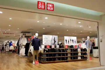 The Uniqlo on 2nd basement level of Namba City.