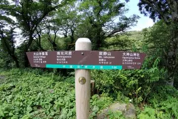 The local signs are translated into English