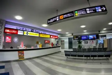 Rental car services in the airport