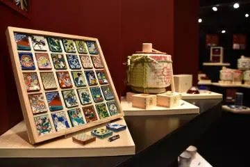 Beautifully painted chopstick holders...I want some of these!