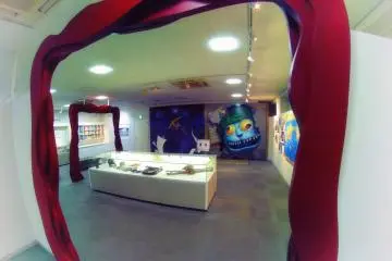 Inside the museum you can see various artworks