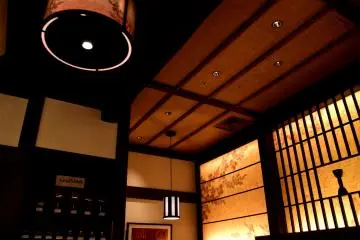 Stylish retro-modern Japanese interior