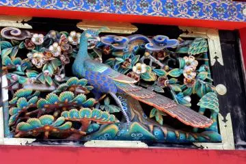 Skillful wooden carving