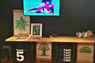 The place has a cool and comfortable decor