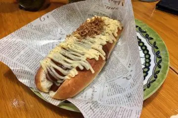 There are plenty of hotdogs on the menu as well