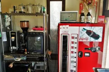 The drink station