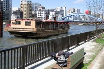 Sumida river promenade, Tokyo