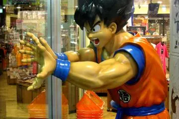 Life-size anime character