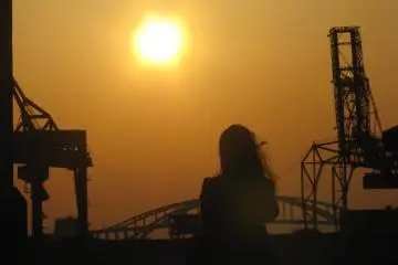 Sunset in Osaka