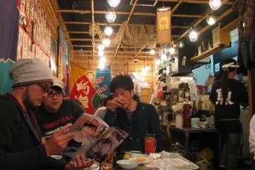 Fish restaurant in Osaka