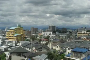 The view from shinkansen to Fukushima