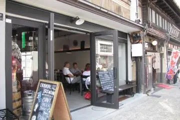 Guests enjoy the laid back vibe at Oriental Brewing