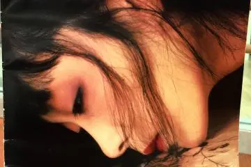 Cover photo of an old issue of a French magazine, "Zoom Japon". One of her fans I met in the theater lobby showed it to me saying, share this to the world!
