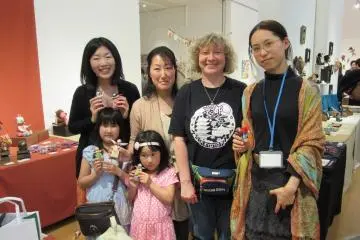 Students of my master-class at the Fantanima exhibition (Photo: Shiroi Tenshi)