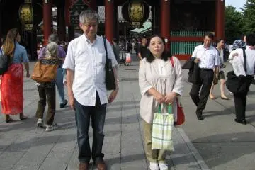 My volunteer guides in Asakusa, Tokyo