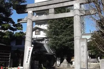 The main gate from the street