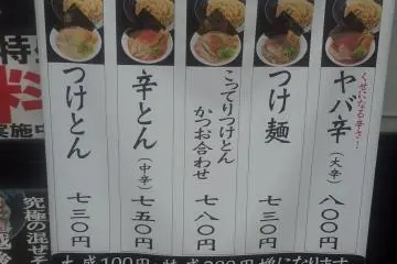 A simple menu