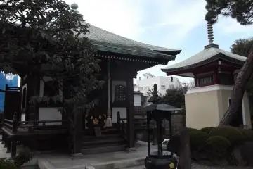 The temple grounds