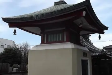 One of the temple buildings