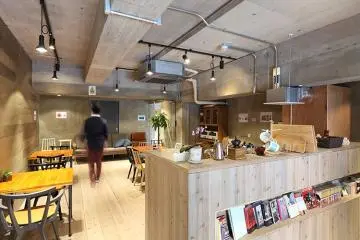 The kitchen and lounge area on the first floor