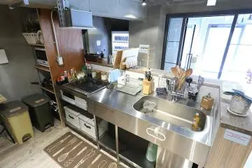 The kitchen is well-stocked and well-looked after 