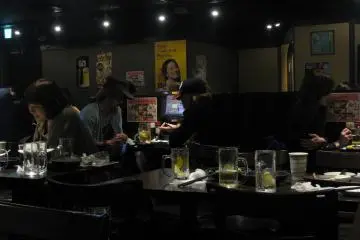 Night cafe in Shinjuku