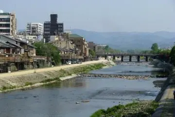 The view with Kamo river