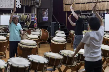 La salle de répétition d'Osuwa Daiko