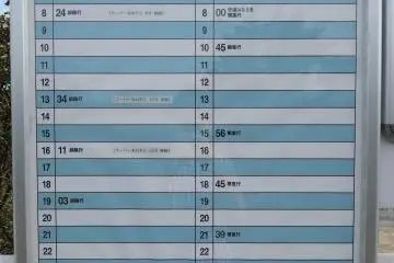 Station Timetable - only 5 trains a day