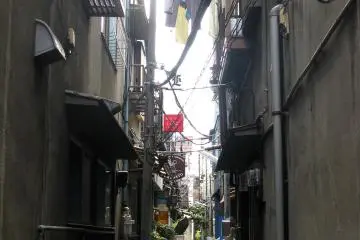 Some streets are really narrow and remind me of old times