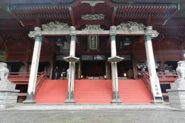 Sanjin-Gosai-den temple at the peak of Mount. Haguro