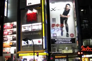 Les lumières et néons du quartier de Shibuya