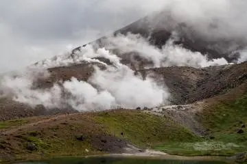 Sugatami Pond and Asahidake's volcanic vents