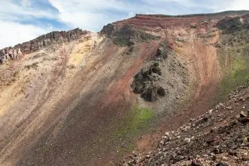 Climbing Mount Asahidake