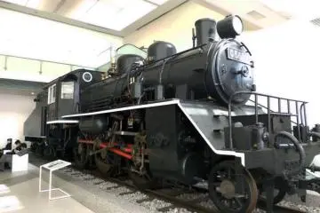 A steam train brought from a campaign in Thailand.