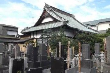 In the graveyard