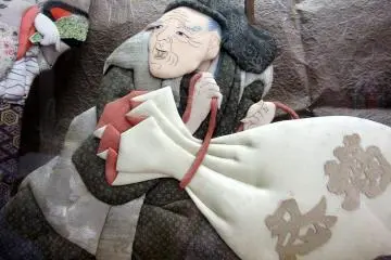 Different characters were pictured in oshie technique