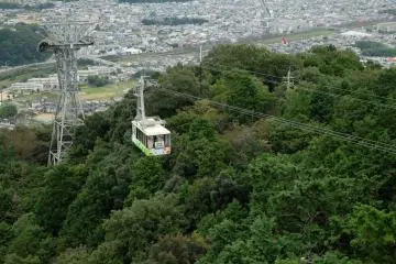 In less than 4 minutes a cablecar will take you all the way to the top