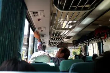 Bus ride from Shin-Shimashima to Kamikochi terminal