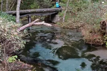 Just look at that clear stream!