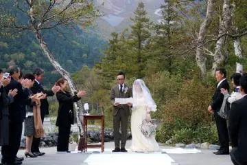 Lucky enough to witness a wedding!