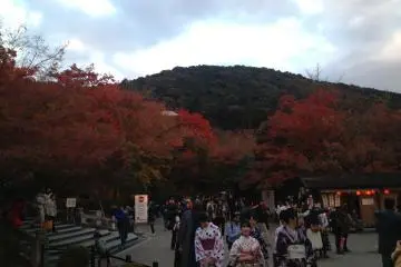 Crowds during autumn are indeed overwhelming, but lively!