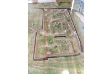 Georama showing the design of the original Sunomata castle
