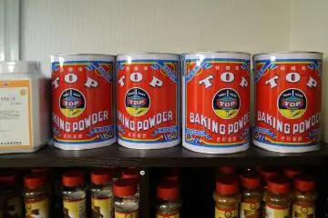 Baking powder in cans